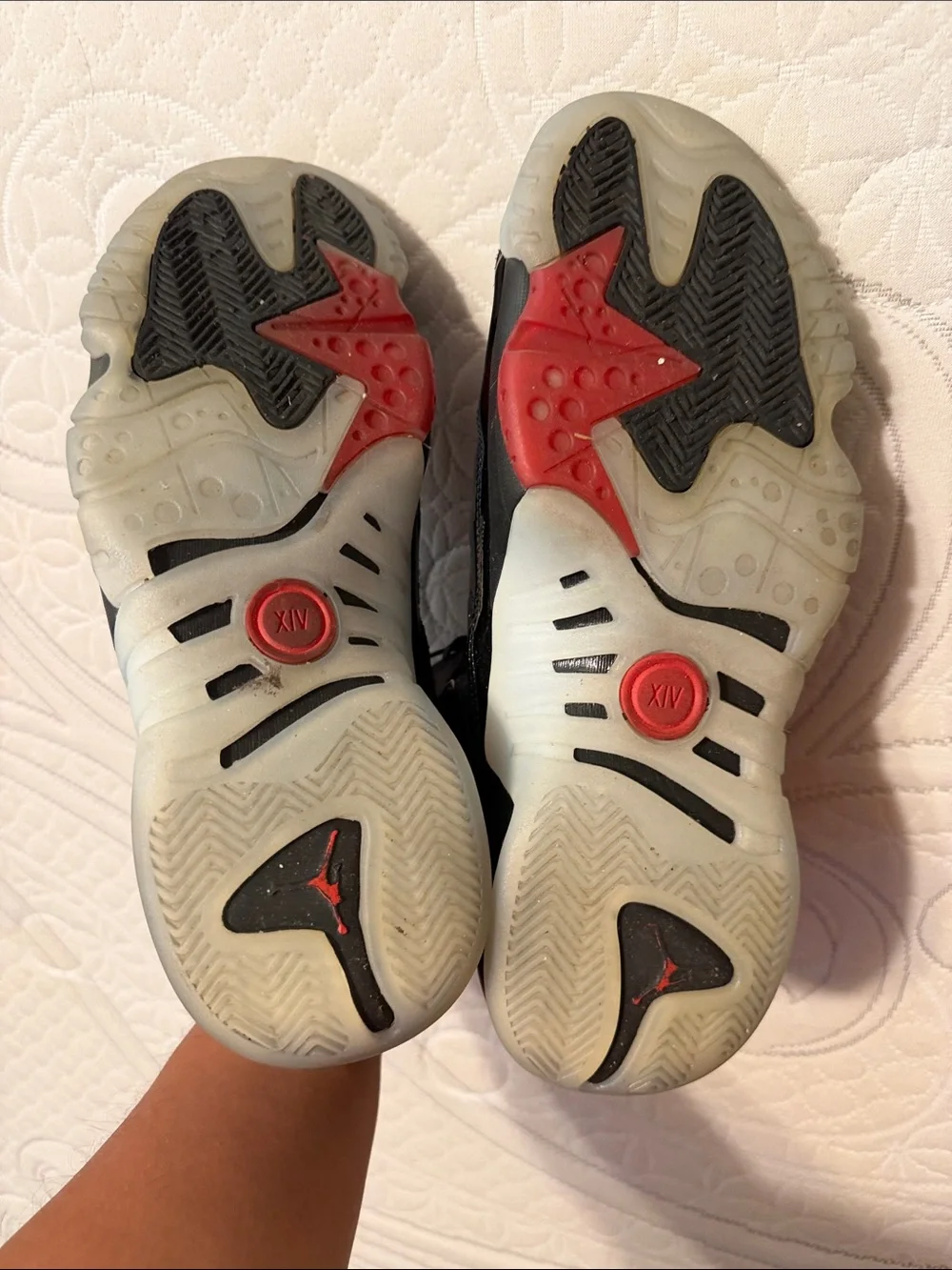 Jordan cushioned rubber accents